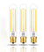 Dimmable E17 T6.5 Lights Lamp E17 T6 T20 Tubular Filament Bulb 110V 220V Intermediate Base Edison Glass