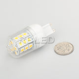 1pcs/lot G9  LED Bulb 5W 220-240VAC  Warm White 27LEDs 3-CHIP SMD5050 T7 Eye Protected Bi-pin 360degree Corn Lamp