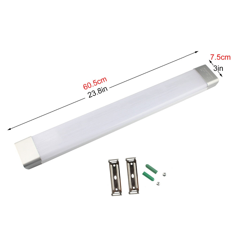 LED Clean Lamp Tube Light 0.6m 26W AC 110V 220V SMD2835 led Wall Lamp Purification Indoor Home Dustproof Anti fog Bar Commercial