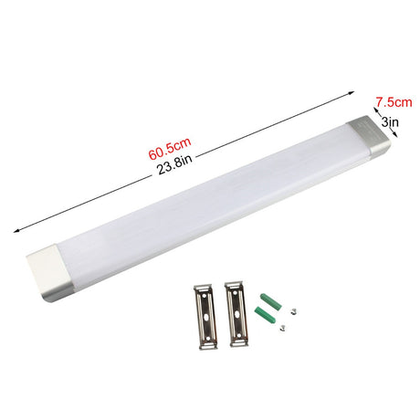 LED Clean Lamp Tube Light 0.6m 26W AC 110V 220V SMD2835 led Wall Lamp Purification Indoor Home Dustproof Anti fog Bar Commercial