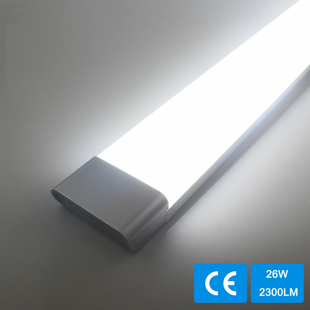 LED Clean Lamp Tube Light 0.6m 26W AC 110V 220V SMD2835 led Wall Lamp Purification Indoor Home Dustproof Anti fog Bar Commercial