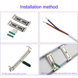 LED Clean Lamp Tube Light 0.6m 26W AC 110V 220V SMD2835 led Wall Lamp Purification Indoor Home Dustproof Anti fog Bar Commercial