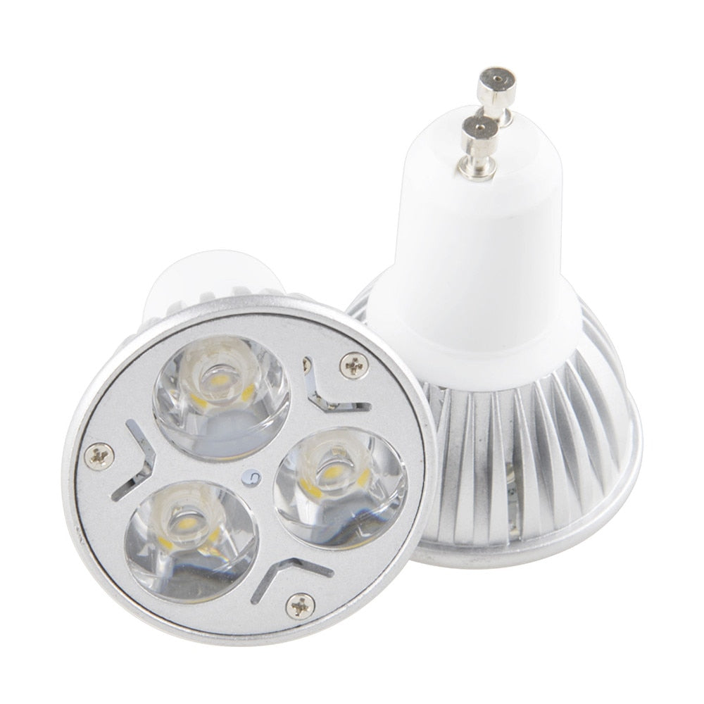LED Energy-saving GU10 3W spotlight downlight household light bulb 85-265V white/warm white/red/yellow/blue/green home lighting