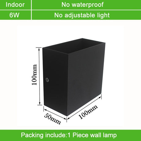 Led Wall Light IP65 7/10W Waterproof Outdoor indoor Led Wall Lamp modern Aluminum Adjustable angle AC90~260V Porch Light ZBW0002