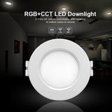 Milight FUT068 AC110V 220V 6W RGB+CCT LED downlight Dimmable 2.4G Wireles Smart Led Lamp Lighting