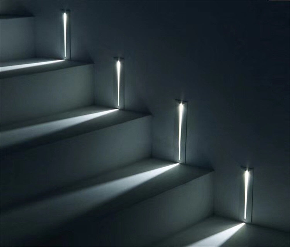 3W Recessed Led Stair Light AC85-265V Indoor Corner Wall lights Step Decoration Lamp Hallway staircase Lamps With Chip