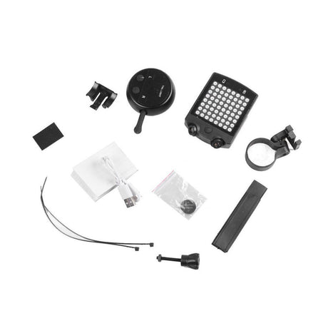 Wireless Bicycle Laser Tail Light Bike Turn Signal Remote Control Safety LED Warning Taillight USB Rechargeable Rear Light