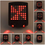 Wireless Bicycle Laser Tail Light Bike Turn Signal Remote Control Safety LED Warning Taillight USB Rechargeable Rear Light
