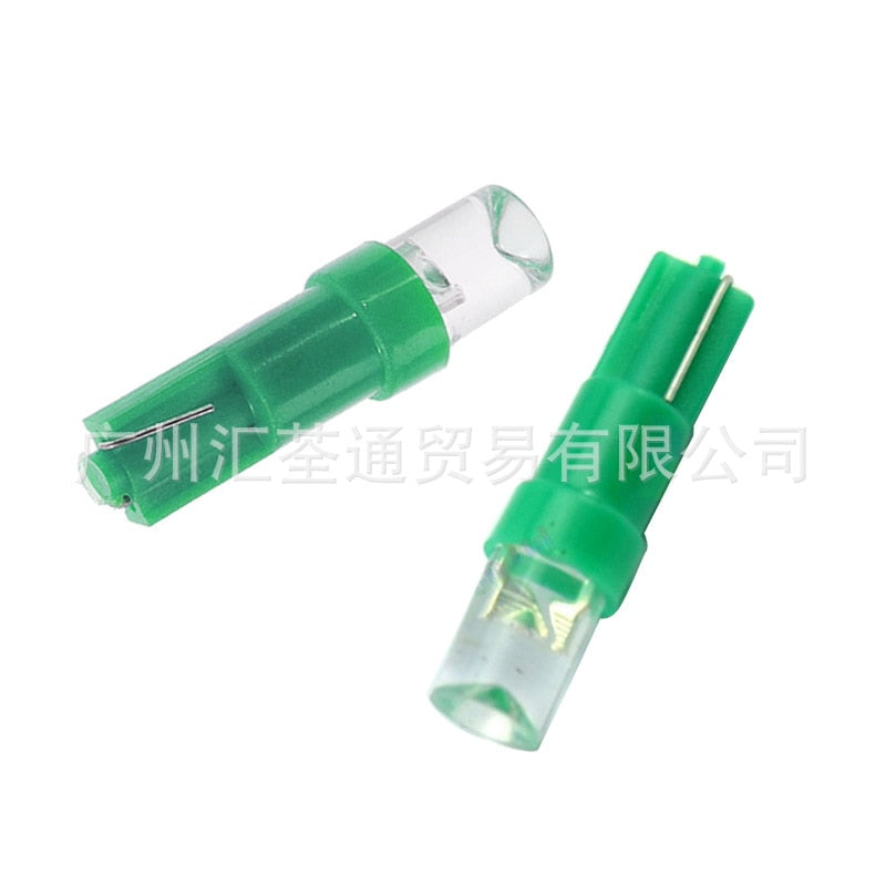 T5 Car Width Light T5 Socket Head 1LED Automobile Instrument Light LED Automotive Light 5-Color