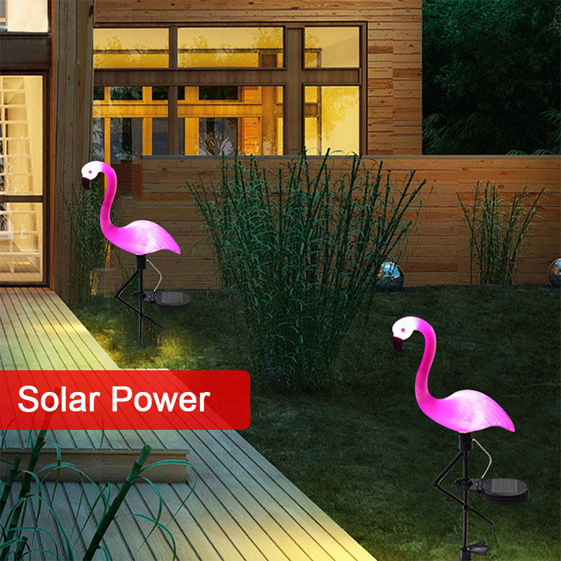 Flamingo Lawn Light Solar LED Gift Decoration Home Landscape Lamp Beautiful Yard Outdoor Party Flower Gardening