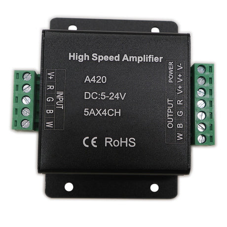 A318/A420/A520 Led High Speed Amplifier controller For 5050 SMD RGB RGBW RGB+CCT Led Strip Light tape DC5-24V