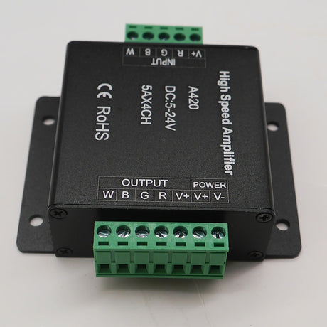A318/A420/A520 Led High Speed Amplifier controller For 5050 SMD RGB RGBW RGB+CCT Led Strip Light tape DC5-24V