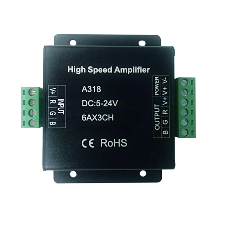 A318/A420/A520 Led High Speed Amplifier controller For 5050 SMD RGB RGBW RGB+CCT Led Strip Light tape DC5-24V