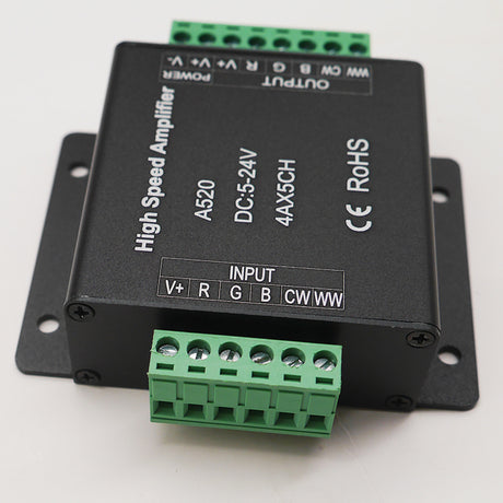 A318/A420/A520 Led High Speed Amplifier controller For 5050 SMD RGB RGBW RGB+CCT Led Strip Light tape DC5-24V