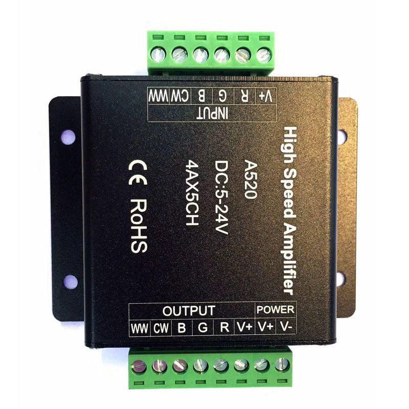 A318/A420/A520 Led High Speed Amplifier controller For 5050 SMD RGB RGBW RGB+CCT Led Strip Light tape DC5-24V