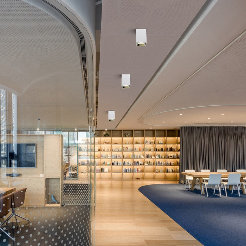 LED Downlight 3W 5W 7W 12W Surface Mounted Ceiling Lamps AC85-260V White/Black Spot Light for Living Room Bedroom Hallway BL900