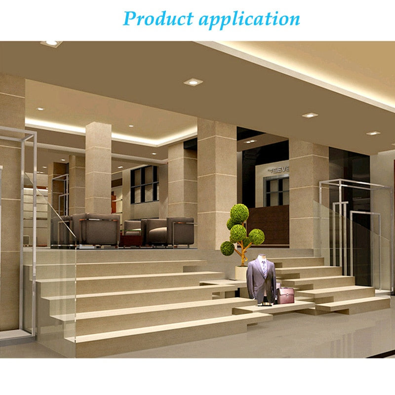 Dimmable LED Downlights 3W 5W 7W 9W 12W 15W AC85-265V Square silver Black White LED Ceiling Down Lamp Indoor Lighting With Drive