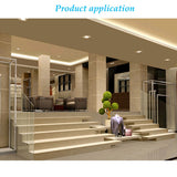 Dimmable LED Downlights 3W 5W 7W 9W 12W 15W AC85-265V Square silver Black White LED Ceiling Down Lamp Indoor Lighting With Drive