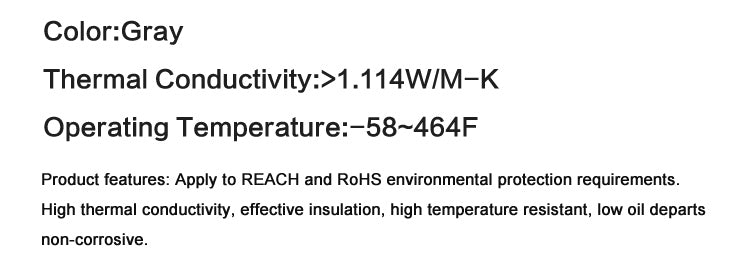 GD66 Thermal Conductive Grease Paste Silicone Plaster For LED Chip Heatsink Compound 50 Pieces Grams High Performance Gray