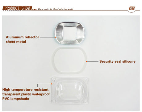 LED COB Chip +Lens Reflector Smart IC Chip 50W 30W 20W AC230V LED Beads DIY For LED Floodlight Need Heatsink for Cooling