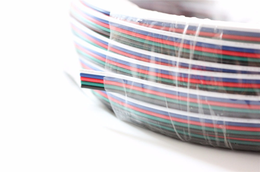 2pin 3pin 4pin 5pin 6pin 22AWG Led Connect LED RGB wire Cable For WS2812 WS2811 RGB RGBW  RGB CCT 5050 3528 LED Strip