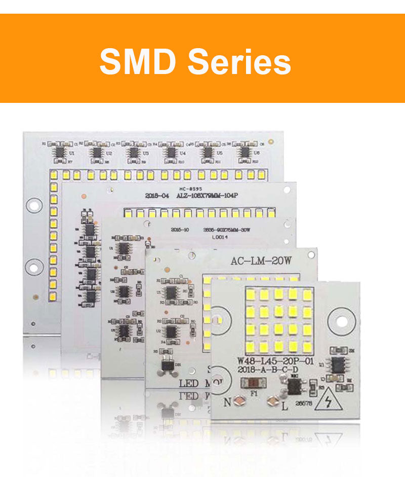 COB LED Chip 100W 50W 30W 20W 10W Smart IC No Need Driver LED SMD Beads FOR Floodlight Spotlight outdoor lamp