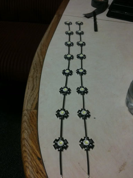 1PCS 1W 3W High Power LED Chip light PCB emitter Cool White Warm White Red Green Blue with 20MM Star PCB