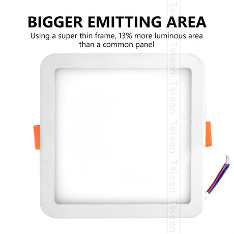 Ultra Bright 6W 8W 15W 20W Led Ceiling Recessed Downlight Round/Square Panel light 1800Lm Led Panel Bulb Lamp Light Cool White