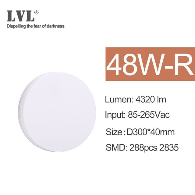 Led Panel Light 18W 24W 36W 48W 220Vac 3000K 6000K living room Indoor Lighting led Ceiling Panel Light