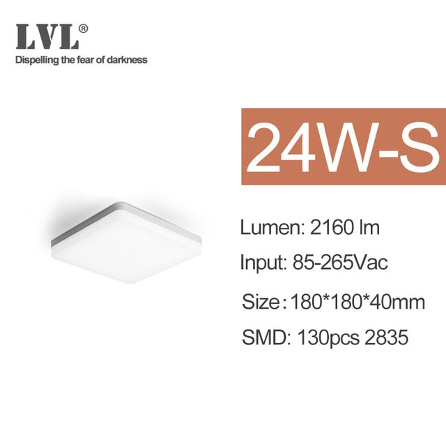 Led Panel Light 18W 24W 36W 48W 220Vac 3000K 6000K living room Indoor Lighting led Ceiling Panel Light