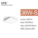 Led Panel Light 18W 24W 36W 48W 220Vac 3000K 6000K living room Indoor Lighting led Ceiling Panel Light