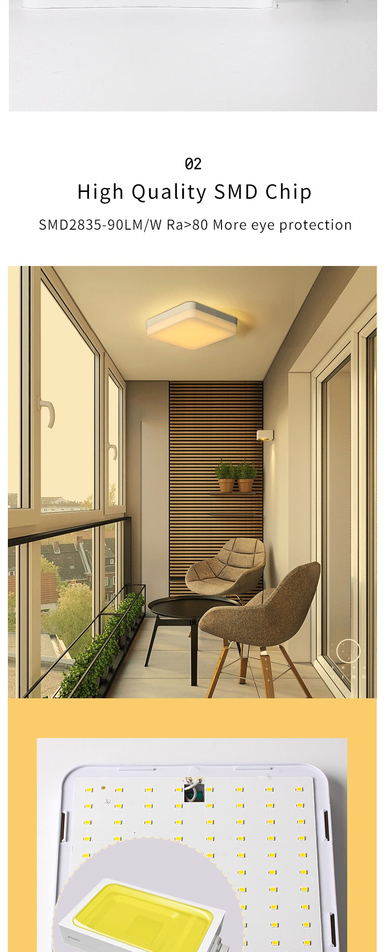 Led Panel Light 18W 24W 36W 48W 220Vac 3000K 6000K living room Indoor Lighting led Ceiling Panel Light