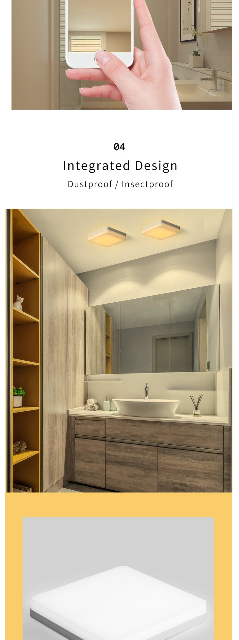 Led Panel Light 18W 24W 36W 48W 220Vac 3000K 6000K living room Indoor Lighting led Ceiling Panel Light