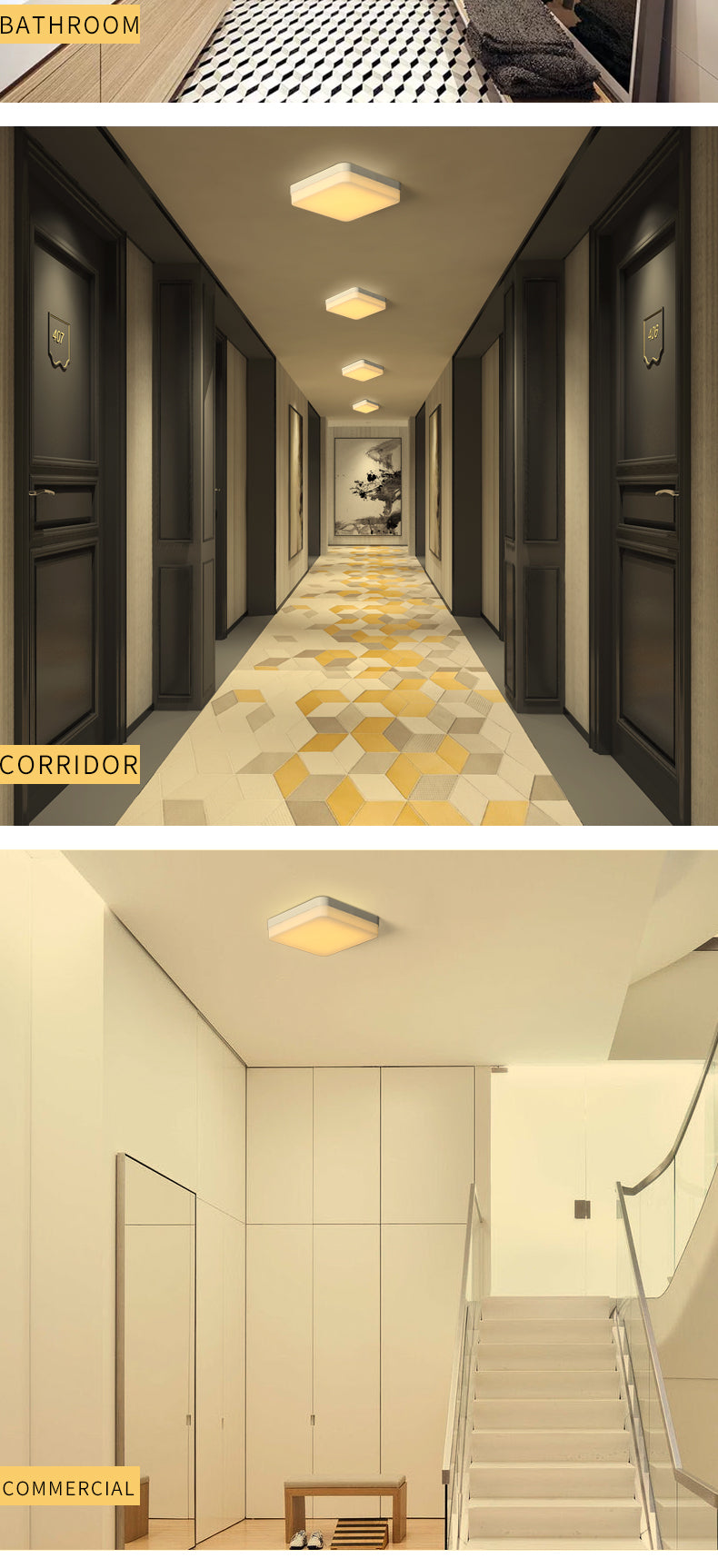 Led Panel Light 18W 24W 36W 48W 220Vac 3000K 6000K living room Indoor Lighting led Ceiling Panel Light