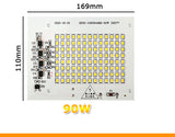 SMD LED Lamps Chip 220V Smart IC 10W 20W 30W 50W 90W LED Chip Bulb For Outdoor FloodLight Cold/Warm White