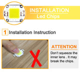 SMD LED Lamps Chip 220V Smart IC 10W 20W 30W 50W 90W LED Chip Bulb For Outdoor FloodLight Cold/Warm White