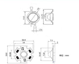 50pcs 1W 3W High Power warm white/cool white /natural white/red/green/Blue/Royal blue/660/UV/IR850/940 LED with 20mm star pcb