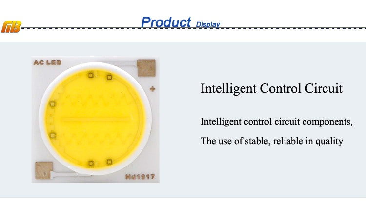LED COB Lamp Chip 18W 15W 12W 9W 7W 5W 3W 220V 240V Input Smart IC Driver Fit For DIY Floodlight Spotlight Cold White Warm white