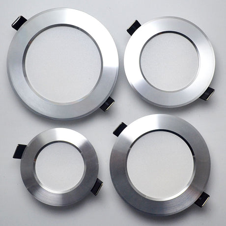 LED Downlight Ceiling silvery 3W 5W 7W 9W 12W 15W 18W Warm white/cold white Bright silver led light AC 220V 230V 240V 110V