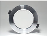 LED Downlight Ceiling silvery 3W 5W 7W 9W 12W 15W 18W Warm white/cold white Bright silver led light AC 220V 230V 240V 110V