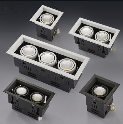 FREE 10W 20W 30W LED COB Spot Led Downlight Dimmable AC85-265V Warm/ Natural/Cold White Recessed LED ceiling Lamp Spot Light