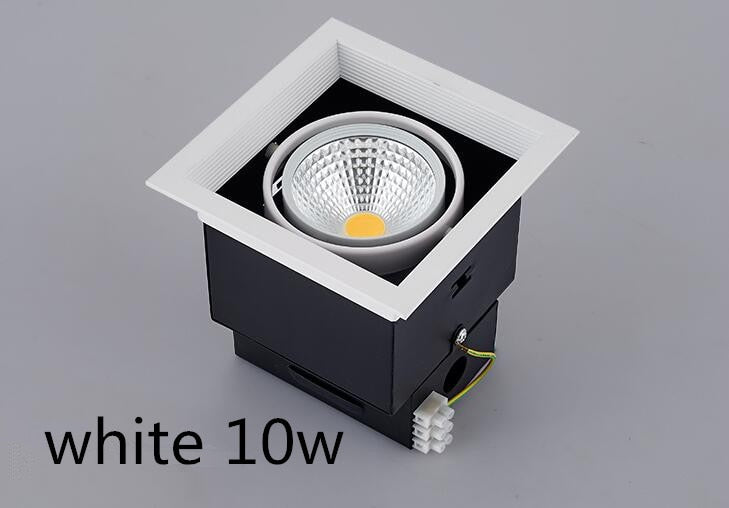 FREE 10W 20W 30W LED COB Spot Led Downlight Dimmable AC85-265V Warm/ Natural/Cold White Recessed LED ceiling Lamp Spot Light