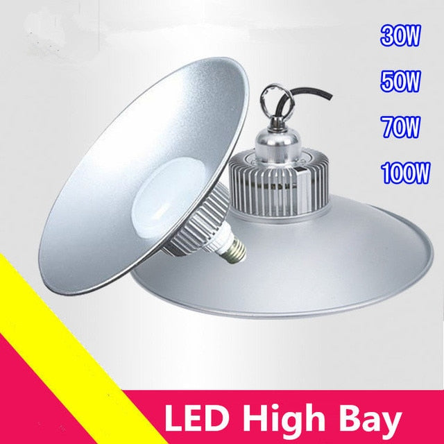 LED 12pcs/lots E27 High Bay & Low Bay Lighting Warehouse Light Industrial Light Replace Halgon Lamp led lights