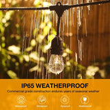 Waterproof Heavy Duty Outdoor RGB LED String lights Connectable Festoon for Party Garden Christmas Holiday Garland Cafe