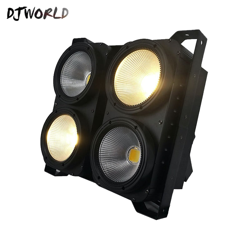 Combination 4x100W 4Eyes LED Blinder Light COB Cool/Warm White LED High Power Professional Stage Lighting For Party Dance Floor