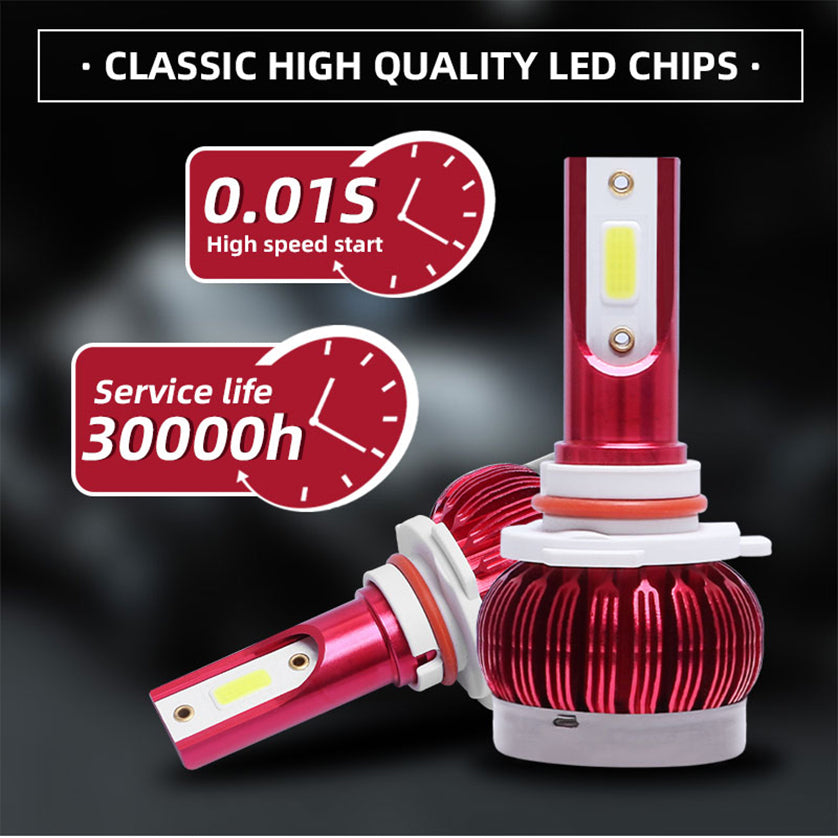 Car Led Headlight 16000LM H1 H3 H7 H8 H9 H11 9005 HB3 9006 HB4 9012 HIR2 H4 9003 Hi/Lo 9004 9007 H13 Auto head Lamp Bulb