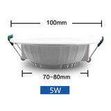 DC 12V Led Downlight 5W 9W 12W 15W 18W Led Ceiling Recessed Grid Downlight Round Recessed Light Low Voltages 12 Volts Lighting