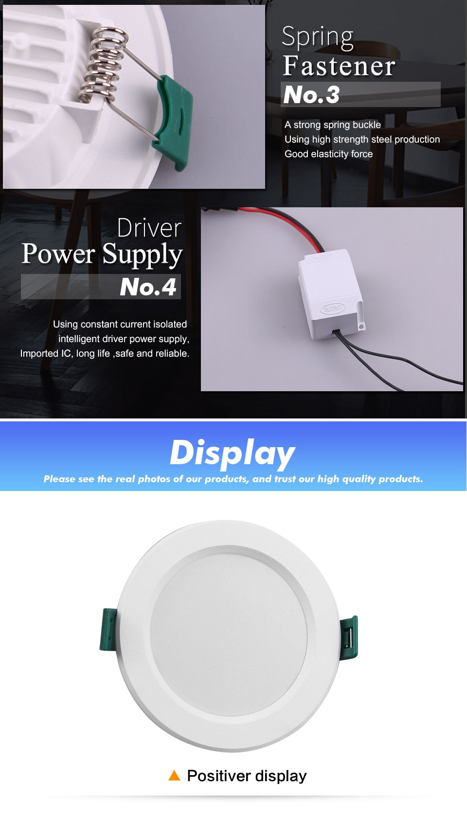 DC 12V Led Downlight 5W 9W 12W 15W 18W Led Ceiling Recessed Grid Downlight Round Recessed Light Low Voltages 12 Volts Lighting