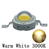 LED 50pcs 3W High Power Chip Light Beads Diode Cold Warm Neutral White 10000K Cyan Ice Blue For SpotLight Downlight Lamp Bulb