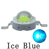 LED 50pcs 3W High Power Chip Light Beads Diode Cold Warm Neutral White 10000K Cyan Ice Blue For SpotLight Downlight Lamp Bulb
